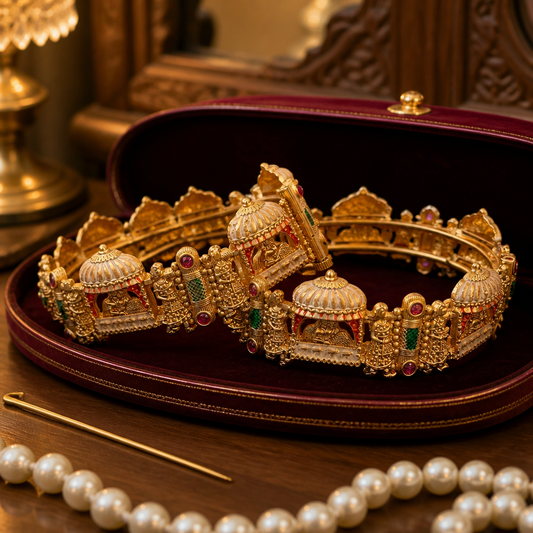 Antique Gold Rajasthani Bangles