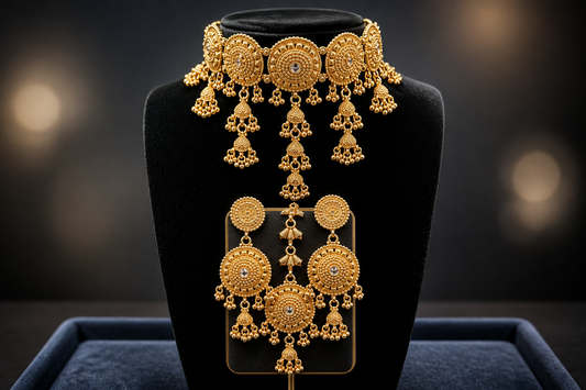 Gold-tone Choker Set