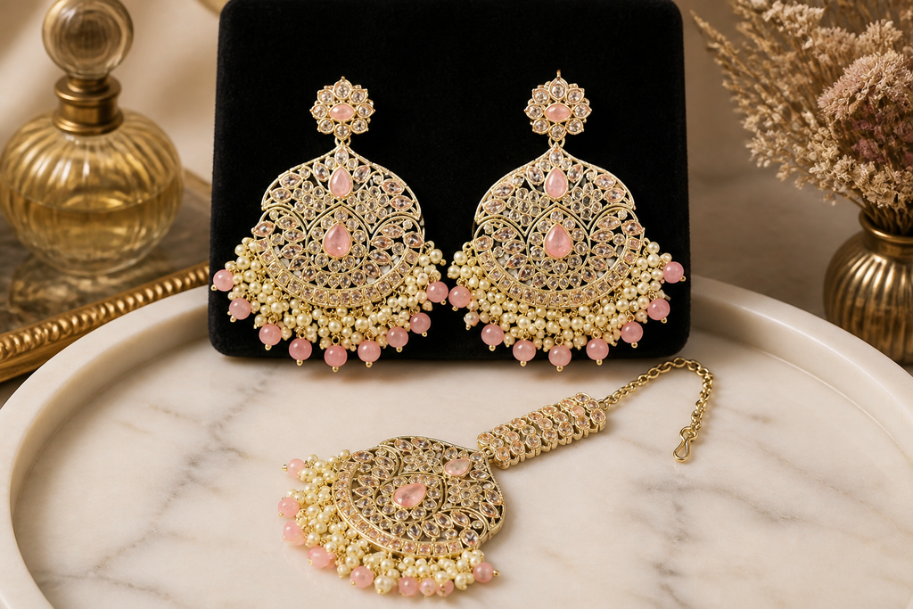 Earrings and Tikka Set