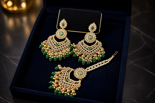 Earrings and Tikka Set