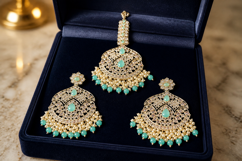 Earrings and Tikka Set