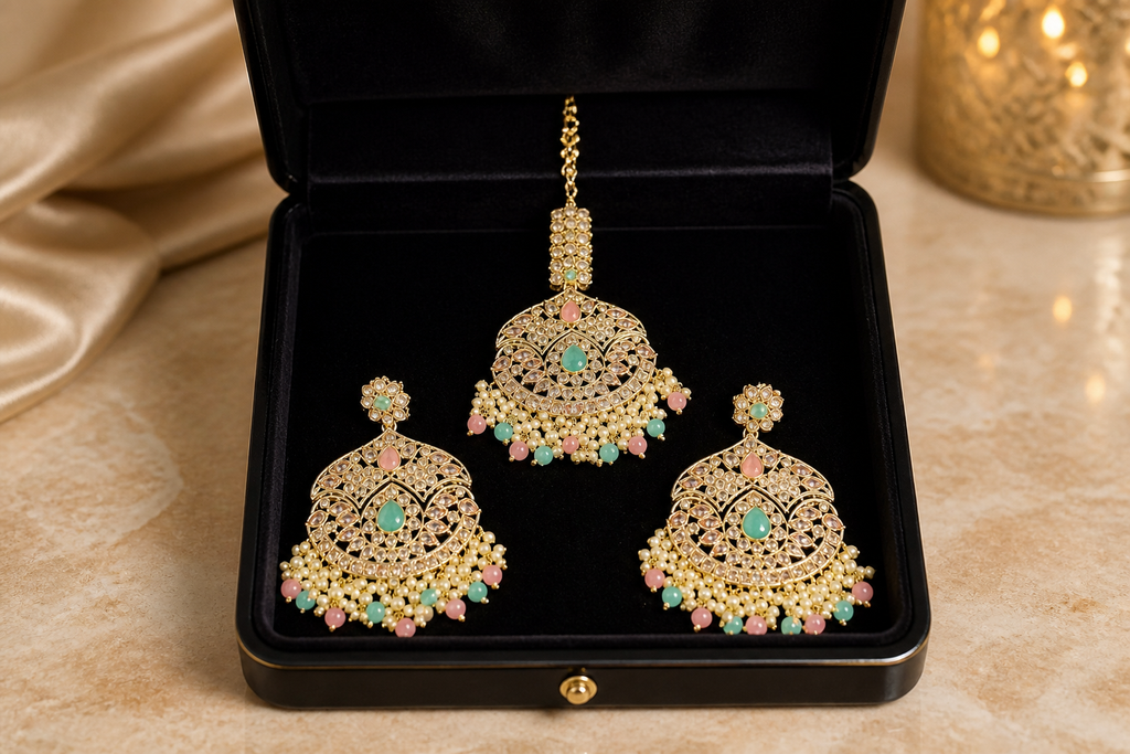 Earrings and Tikka Set