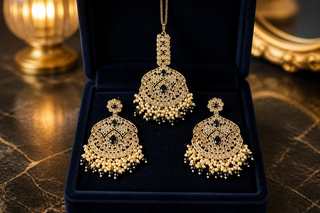 Earrings and Tikka Set