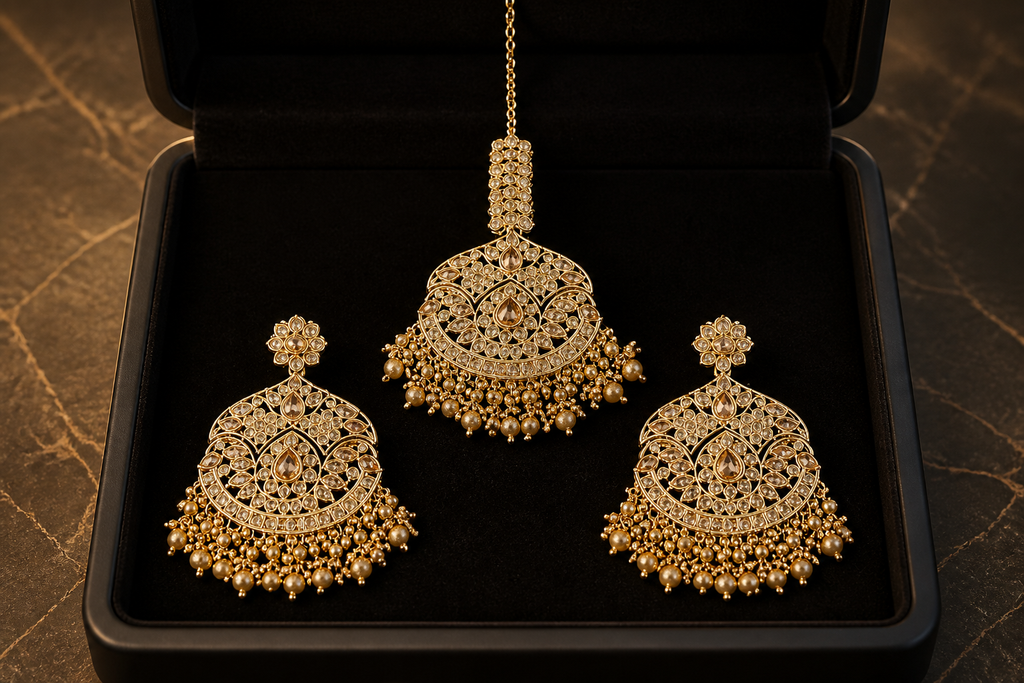 Earrings and Tikka Set