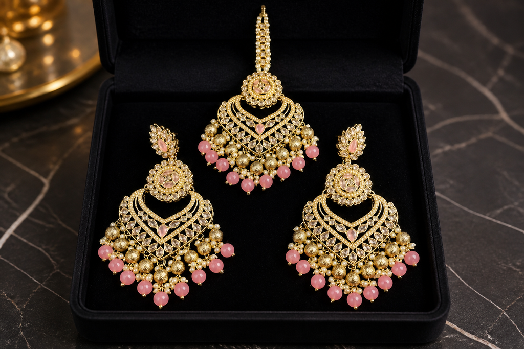 Earrings and Tikka Set