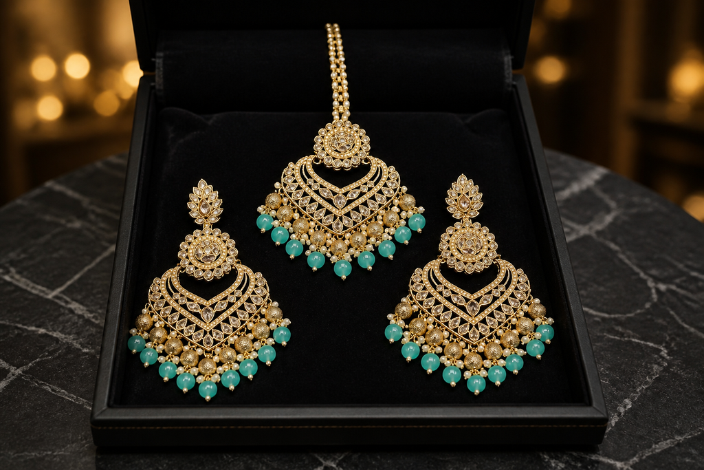 Earrings and Tikka Set