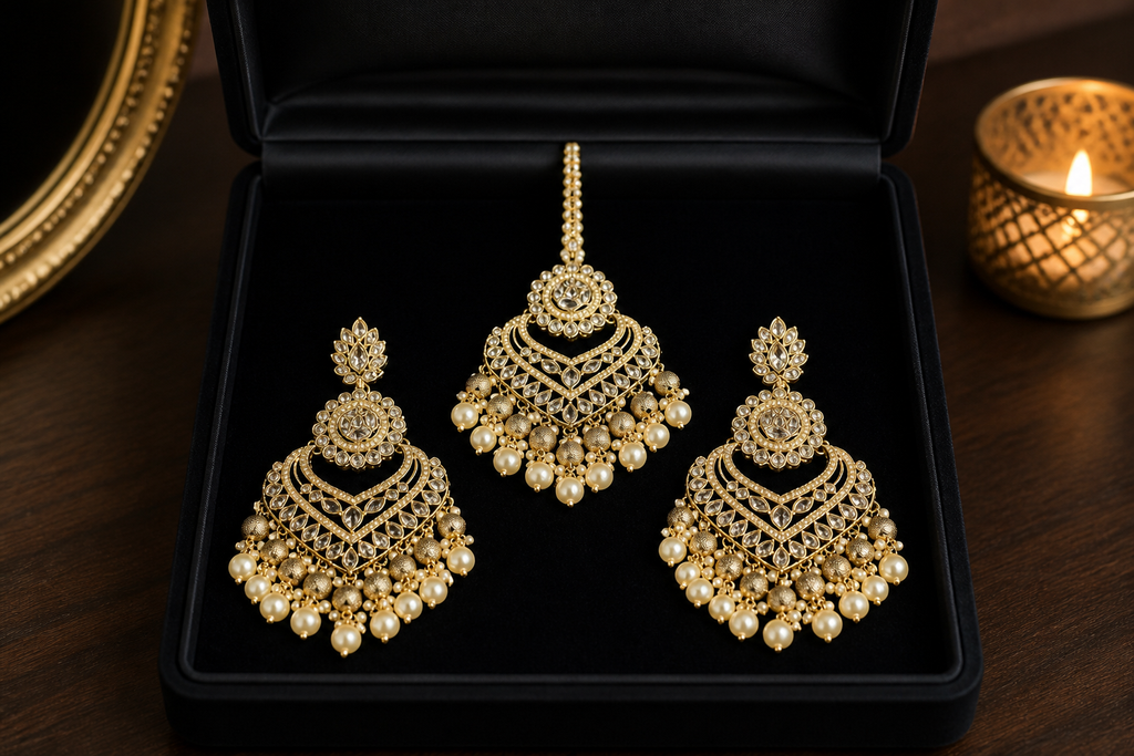 Earrings and Tikka Set