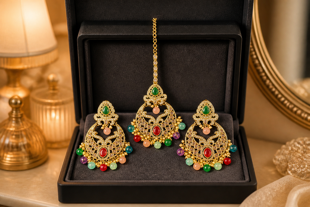 Earrings and Tikka Sets