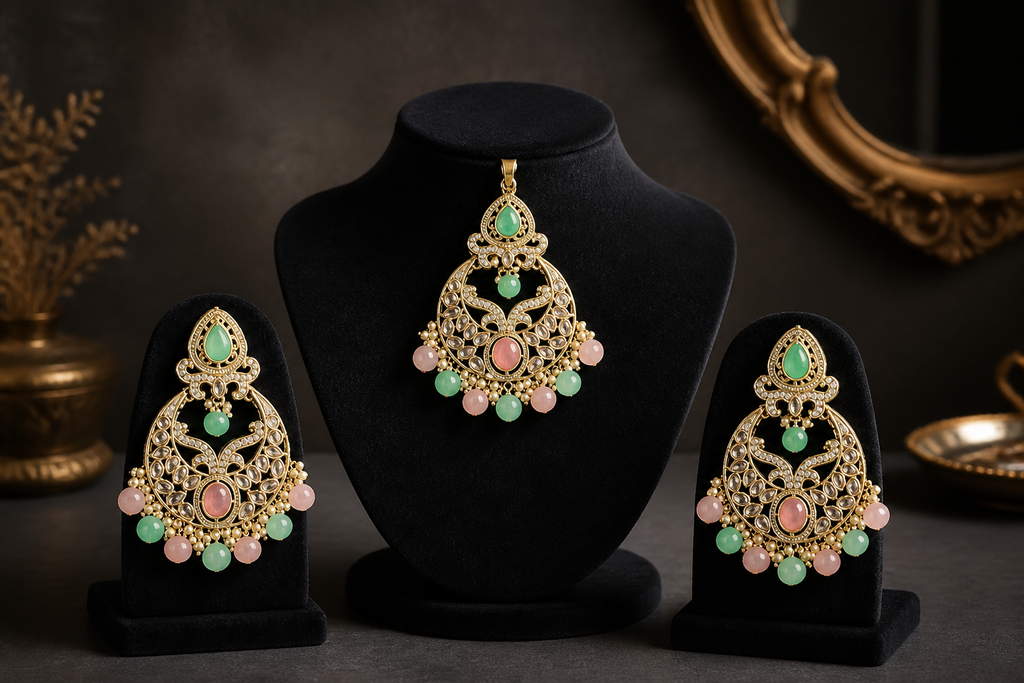 Earrings and Tikka Sets