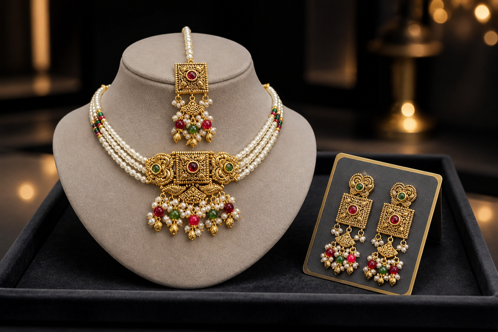 Vintage Choker Necklace Sets