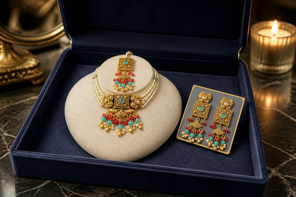 Vintage Choker Necklace Sets