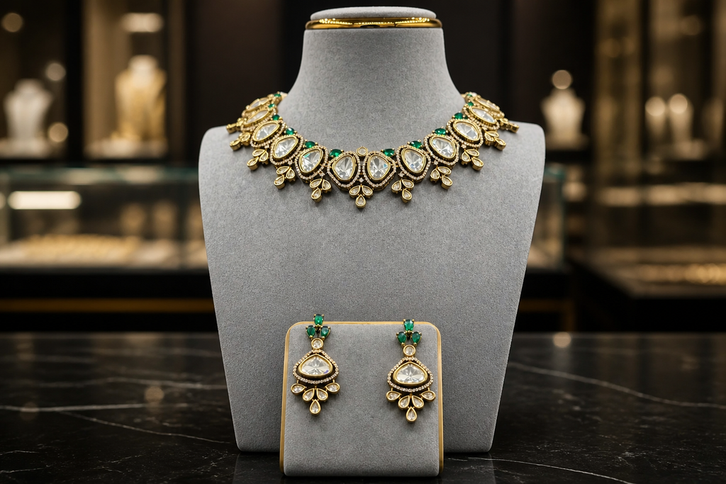 Polki/Kundan Necklace Set
