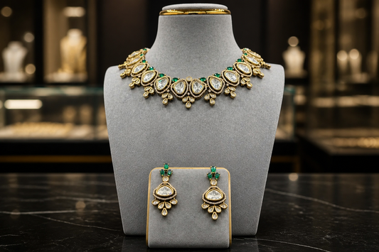 Polki/Kundan Necklace Set