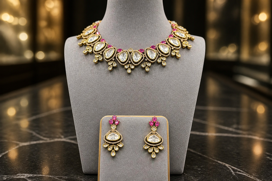 Polki/Kundan Necklace Set