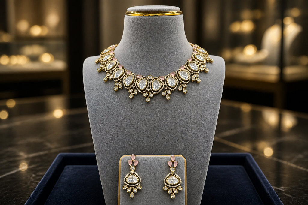 Polki/Kundan Necklace Set