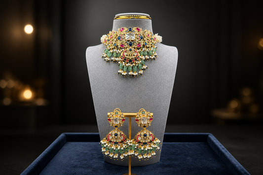 Luxury Sabyasachi Inspired Choker Set
