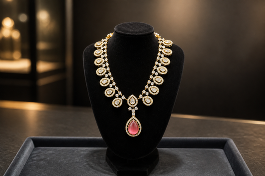 Moissanite Statement Necklace